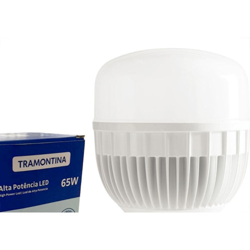 Lampada Led Alta Potencia Tramontina 65W. 4.000Lm Bivolt 6500K - E-27/E-40 - 58025072
