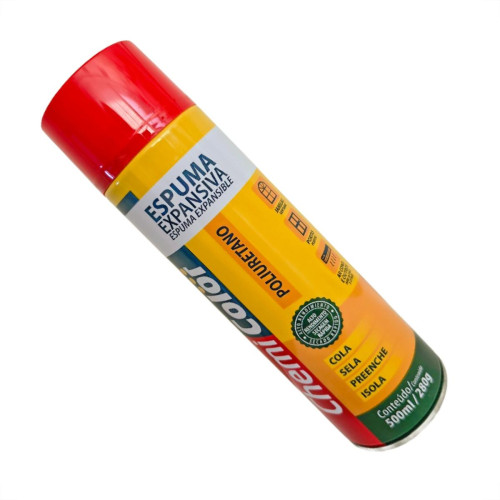 Espuma Poliuretano Chemicolor 500Ml/280G. Espuma Poliuretano Chemicolor 500Ml/280G.