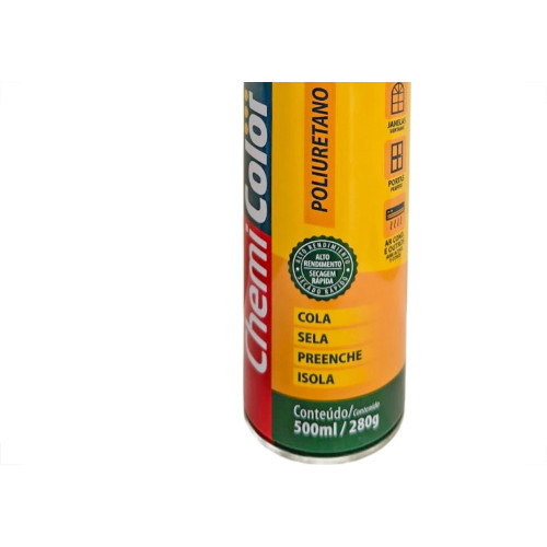 Espuma Poliuretano Chemicolor 500Ml/280G. Espuma Poliuretano Chemicolor 500Ml/280G.