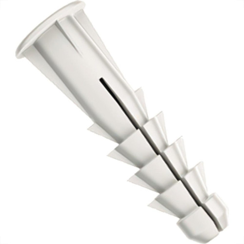 Bucha Fixacao Sforplast Sd Plastica Com Aba 12Mm Pacote Com 150 Pecas