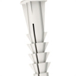 Bucha Fixacao Sforplast Sd Plastica Com Aba 12Mm Pacote Com 150 Pecas