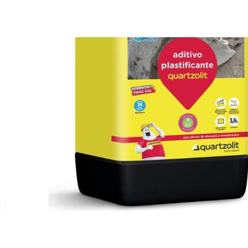 Impermeabilizante Quartzolit Aditivo Para Argamassa 3,6L Impermeabilizante Quartzolit Aditivo Para Argamassa 3,6L