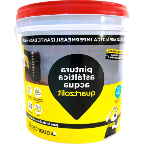 Impermeabilizante Quartzolit Pintura Asfaltica Acqua 3,6L Impermeabilizante Quartzolit Pintura Asfaltica Acqua 3,6L