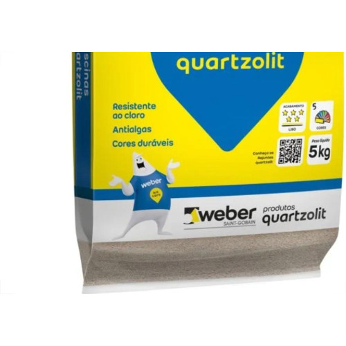 Rejunte Piscina Quartzolit Azul Celeste 5Kg - Kit C/6 Pacotes Rejunte Piscina Quartzolit Azul Celeste 5Kg - Kit C/6 Pacotes