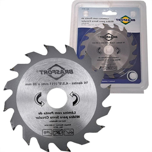 Serra Circular Widea Brasfort 4.3/8''X 16 Dentes X 20Mm