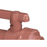 Registro Esfera Pvc Com Uniao Rosca Interna Krona 1/2''