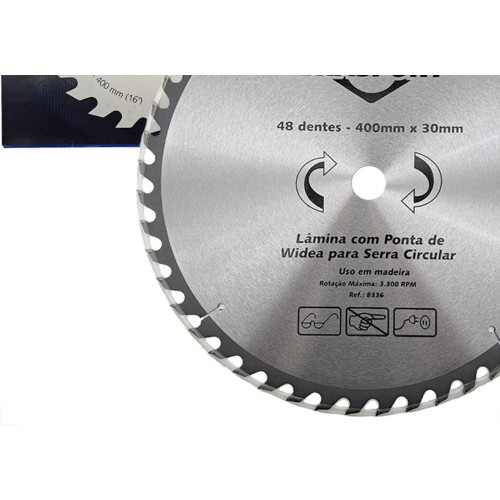 Serra Circular Widea Brasfort/Premium 400Mm X 48 Dentes X30Mm