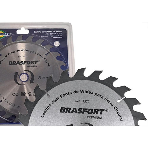 Serra Circular Widea Brasfort/Premium 9.1/4''X 24 Dentes X 25Mm