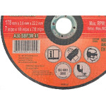Disco Corte Ferro 3M - 7''X1/8''X7/8'' - 2 Telas 3Mm