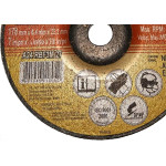 Disco Desbaste 3M - 7''X1/4''X7/8'' - Kit C/25 Pecas
