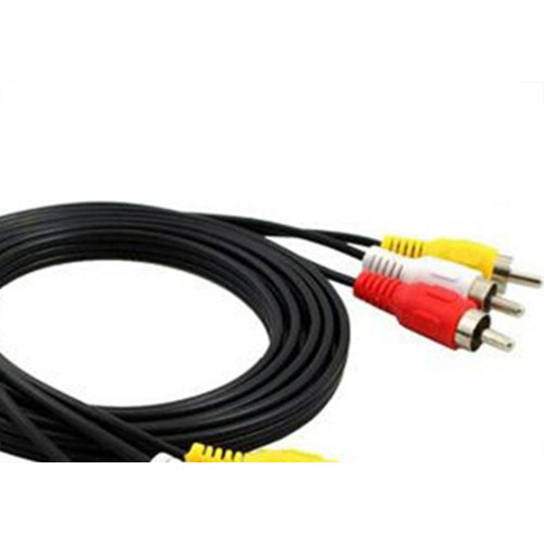 Cabo Audio/Video 3Rca + 3Rca 1,50M - Kit C/10 Pecas