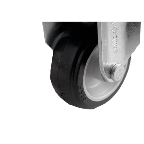 Rodizio Rodiline Base Fixa 312 Np-3'' Preto