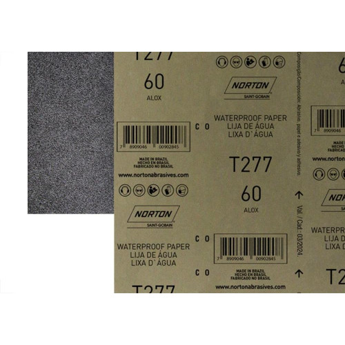 Lixa D Agua Norton 180 - Kit C/50 Folhas