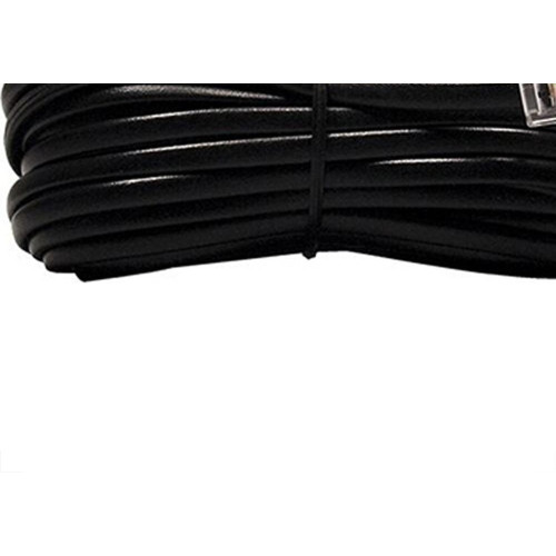 Extensao Fone-Fax Interneed Plug Plug - 1,5M Cartela Preta - Kit C/10 Pecas