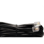 Extensao Fone-Fax Interneed Plug Plug - 1,5M Cartela Preta - Kit C/10 Pecas