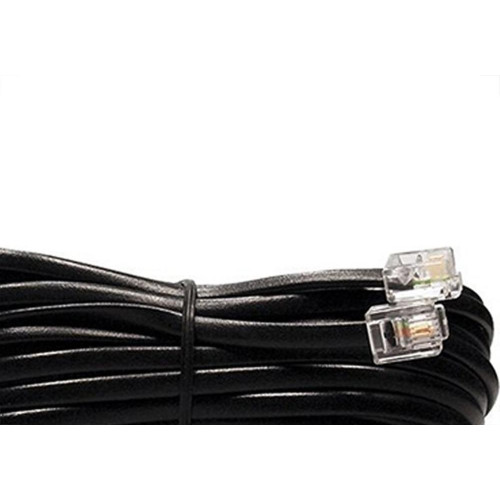 Extensao Fone-Fax Interneed Plug Plug - 1,5M Cartela Preta - Kit C/10 Pecas