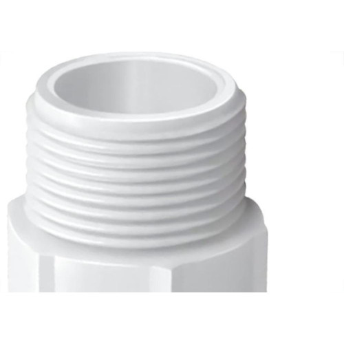 Nipel Branco Krona Rosca 1/2'' - Kit C/50 Pecas