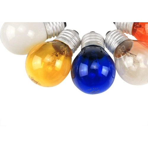 Lampada Colorida Brasfort 15Wx220V. Sortida - Kit C/25 Pecas