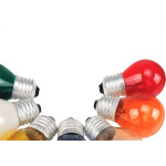 Lampada Colorida Brasfort 15Wx220V. Sortida - Kit C/25 Pecas