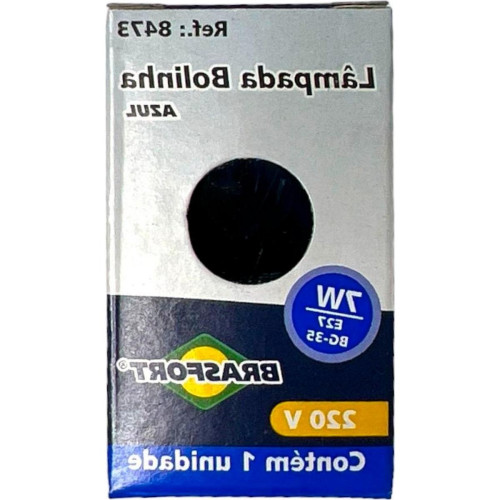 Lampada Bolinha Brasfort 7Wx220V. Sortida - Kit C/25 Pecas
