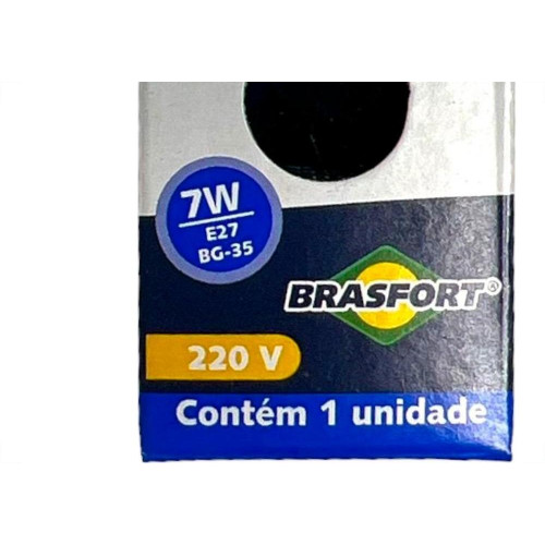 Lampada Bolinha Brasfort 7Wx220V. Sortida - Kit C/25 Pecas