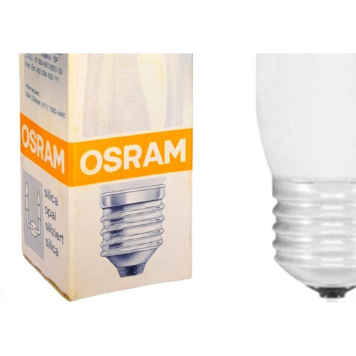 Lampada Vela Lisa Osram Silica 40Wx220V. - Kit C/5 Pecas