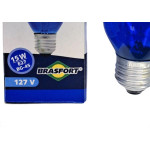 Lampada Colorida Brasfort 15Wx127V. Azul - Kit C/25 Pecas