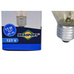 Lampada Colorida Brasfort 15Wx127V. Clara - Kit C/25 Pecas