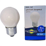 Lampada Colorida Brasfort 15Wx127V. Leitosa - Kit C/25 Pecas