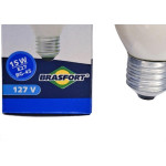 Lampada Colorida Brasfort 15Wx127V. Leitosa - Kit C/25 Pecas