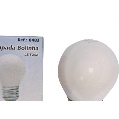 Lampada Colorida Brasfort 15Wx127V. Leitosa - Kit C/25 Pecas