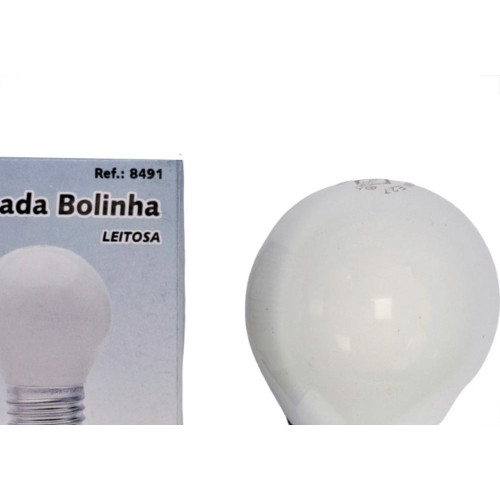 Lampada Colorida Brasfort 15Wx220V. Leitosa - Kit C/25 Pecas