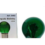 Lampada Colorida Brasfort 15Wx220V. Verde - Kit C/25 Pecas