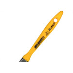 Pincel Trincha Pintura Roma Preta Ref.304 1/2'' Cabo Amarelo - Kit C/12 Pecas