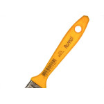 Pincel Trincha Pintura Roma Preta Ref.304 1'' Cabo Amarelo - Kit C/12 Pecas