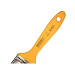 Pincel Trincha Pintura Roma Preta Ref.304   2'' Cabo Amarelo - Kit C/12 Pecas