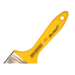 Pincel Trincha Pintura Roma Preta Ref.304 Tam.G 3'' Cabo Amarelo - Kit C/12 Pecas