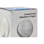 Lampada Para Geladeira/Fogao/Lustre Brasfort 25Wx127V. Leitosa - Kit C/10 Pecas