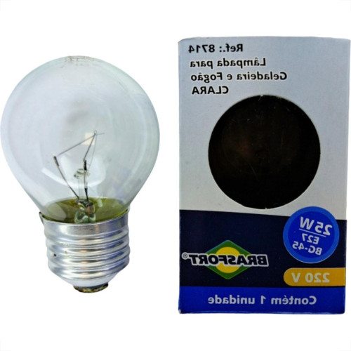 Lampada Para Geladeira/Fogao/Lustre Brasfort 25Wx220V. Clara