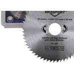 Serra Circular Aco Carbono Brasfort 4.3/8''X60 Dentes