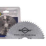 Serra Circular Aco Carbono Brasfort 4.3/8''X60 Dentes