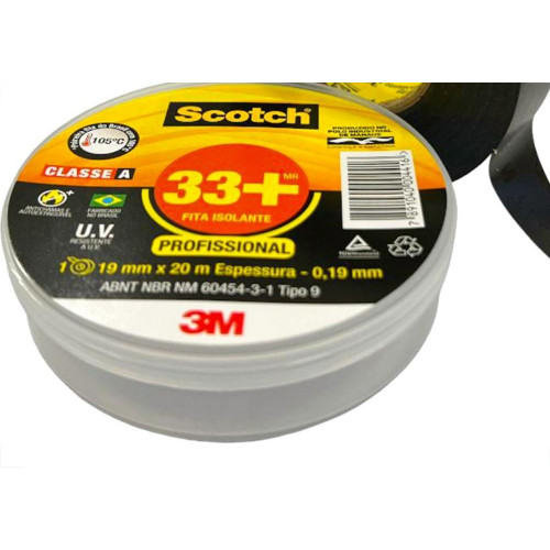 Fita Isolante 3M Scoth 33+ 20M