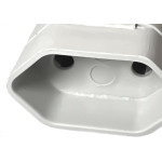 Pino Femea Ilumi 2 Polos 10A. Cinza - 1429Pct - Kit C/10 Pecas