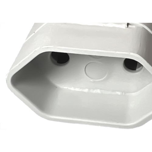 Pino Femea Ilumi 2 Polos 10A. Cinza - 1429Pct - Kit C/10 Pecas