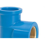 Te Azul Com Bucha De Latao Amanco 25X3/4''