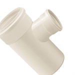 Te Esgoto Krona Reducao 100X50Mm - Kit C/10 Pecas