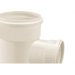 Te Esgoto Krona Reducao 100X50Mm - Kit C/10 Pecas