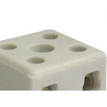 Conector Porcelana Morumbi 2 Polos - 6Mm Fixar Mp-176P - Kit C/10 Pecas