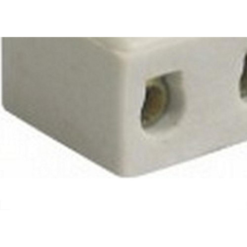 Conector Porcelana Morumbi 2 Polos - 10Mm Mp-126P - Kit C/20 Pecas