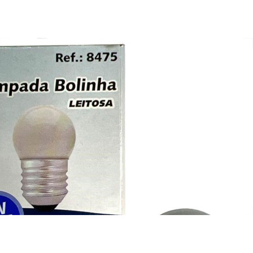 Lampada Bolinha Brasfort 7Wx220V. Leitosa - Kit C/25 Pecas